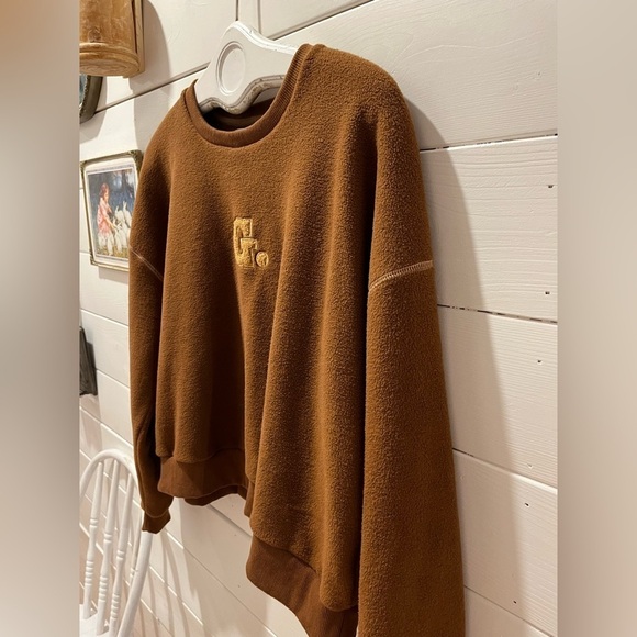 GIRL CRUSH Brown Double Fleece Crewneck size M - Picture 8 of 8